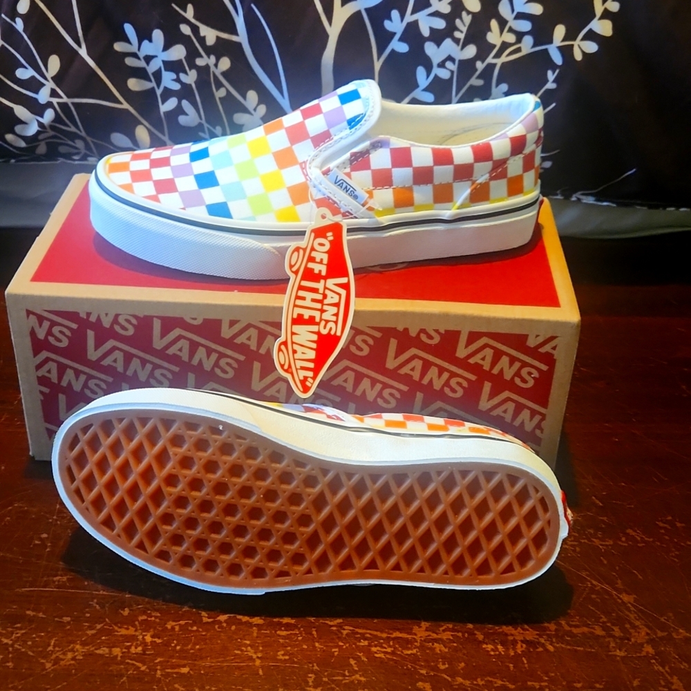 Vans Multicolor Checkerboard Kids Sneakers